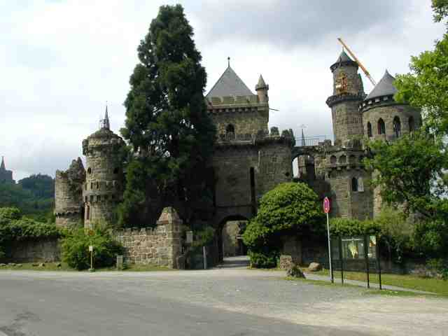 Die Löwenburg im Bergpark Kassel Wilhelmshöhe