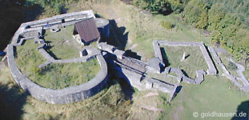 Ruine Eisenburg von oben